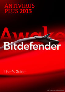 Handleiding Bitdefender Antivirus Plus (2013)