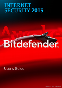 Handleiding Bitdefender Internet Security (2013)