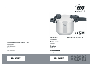 Manual ELO IAN 301239 Pressure Cooker