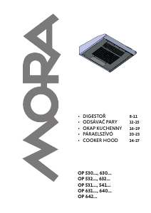 Instrukcja Mora OP 630 X Okap kuchenny
