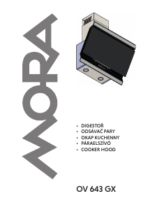 Instrukcja Mora OV 643 GX Okap kuchenny