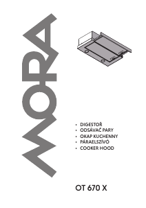 Manual Mora OT 670 X Cooker Hood