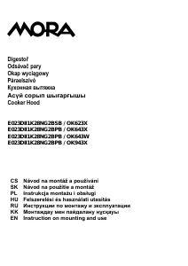 Руководство Mora OK 643 X Кухонная вытяжка