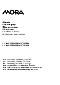 Руководство Mora OT 651 GX Кухонная вытяжка