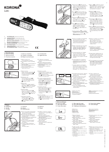 Manuale Korona 79417 Leni Bilancia per valigia