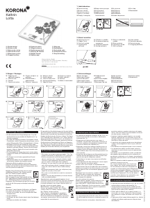 Manuale Korona 70210 Lotta Bilancia da cucina