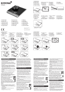 Manual Korona 70230 Finja Balança de cozinha