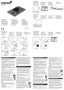 Руководство Korona 70233 Karla Кухонные весы