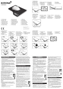 Manual Korona 70240 Farina Balança de cozinha