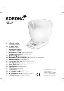 Manual Korona 77101 Nela Balança de cozinha