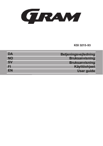 Käyttöohje Gram KSI 3215-93 Jääkaappi