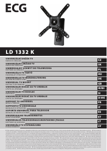 Manuál ECG LD 1332 K Držák na stěnu