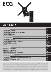 Manuál ECG LD 1333 K Držák na stěnu