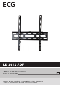 Priručnik ECG LD 2642 AOF Nosač za zid