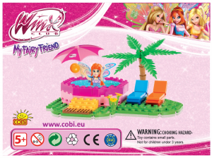 Manual Cobi set 25082 Winx Club Magical pool