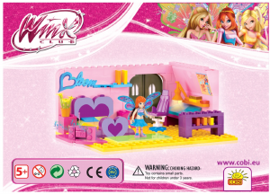 Handleiding Cobi set 25140 Winx Club Blooms kamer