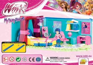 Manual Cobi set 25142 Winx Club Musas room