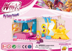 Manual Cobi set 25143 Winx Club Stellas room