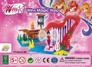 Manual Cobi set 25151 Winx Club Magic harp