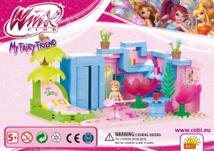 Manual Cobi set 25180 Winx Club Floras room