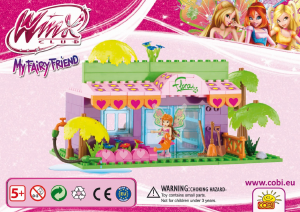 Manual Cobi set 25190 Winx Club Fairy garden