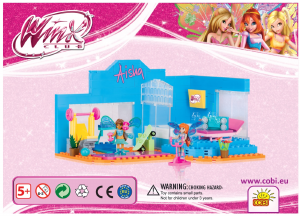 Bedienungsanleitung Cobi set 25254 Winx Club Fitness-Club