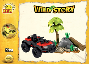 Handleiding Cobi set 22101 Wild Story Cobranest