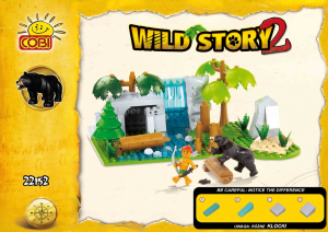 Bedienungsanleitung Cobi set 22152 Wild Story Grizzlybär
