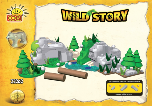 Bedienungsanleitung Cobi set 22202 Wild Story Wolfshöhle