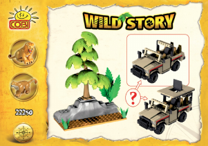 Manual Cobi set 22250 Wild Story Safari