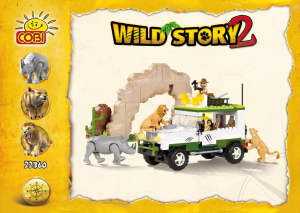 Bedienungsanleitung Cobi set 22360 Wild Story Safari Jeep
