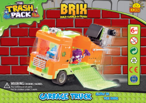 Bedienungsanleitung Cobi set 6261 Trash Pack Müllwagen