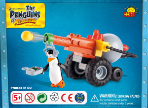 Bedienungsanleitung Cobi set 26050 Penguins of Madagascar The dematerializer