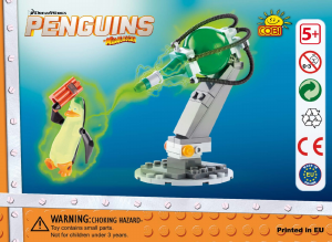 Handleiding Cobi set 26055 Penguins of Madagascar Medusas serum mutantlaser