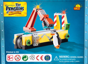 Bedienungsanleitung Cobi set 26081 Penguins of Madagascar Fischfabrik