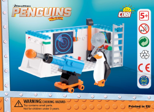 Bedienungsanleitung Cobi set 26082 Penguins of Madagascar North Wind mission control