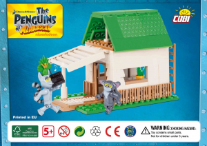 Handleiding Cobi set 26157 Penguins of Madagascar Huis van maurice