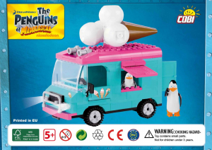 Manual Cobi set 26172 Penguins of Madagascar Ice cream truck