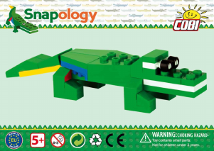 Manual Cobi set 01285 Other Snapology - Crocodile