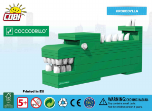 Manual Cobi set 01287 Other Coccodrillo - Crocodile