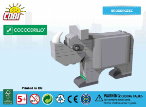 Instrukcja Cobi set 01298 Other Coccodrillo - Nosorożec