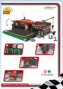 Handleiding Cobi set 25000 McLaren Pitstop 1000