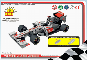 Priročnik Cobi set 25253B McLaren MP4-27 (2012)