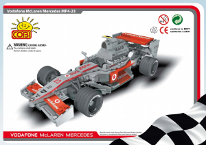 Manual Cobi set 25260 McLaren MP4-23