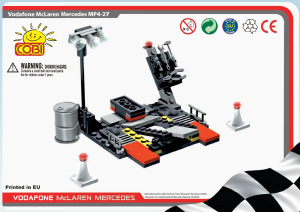 Manual Cobi set 25320 McLaren MP4-27 (2012) pit stop