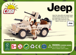 Manual Cobi set 24093 Jeep Willys MB North Africa 1943