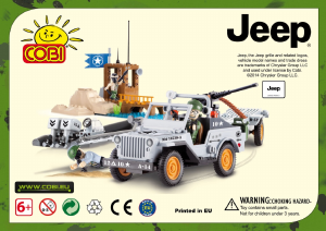 Manual Cobi set 24253 Jeep Willys MB coast patrol