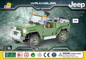 Návod Cobi set 24260 Jeep Wrangler 1/18