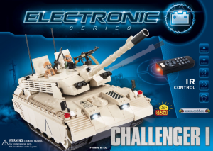 Manual Cobi set 21901 Electronic Challenger I