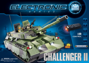 Rokasgrāmata Cobi set 21902 Electronic Challenger II